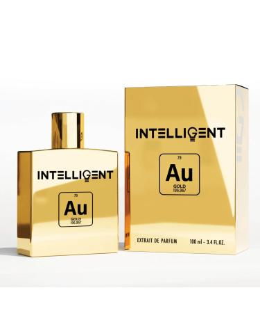 Intelligent Gold | Rich Charismatic Perfection | Extrait de Parfum for Men | 3.4 Fl Oz (100 mL)