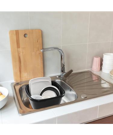 Inhouse 18 Quart Plastic Washing Basin Large Dish Pan Basins 2 Packs - Buy Online on GoSupps.com
