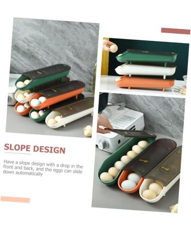 OSALADI 3pcs Refrigerator Sorting Lid Stackable Holders with Bins Household Auto Fridge Containers Scing - Buy Online on GoSupps.com