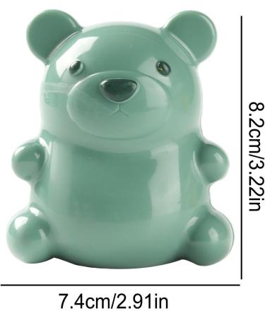 Eventerde Nail Cleaning Brush Bear Nail Brush Adorable Bear Scrubber with Soft Stiff Bristles - Easy to Grip Nail Brush with Gentle Bristles for Cleaning Men's Fingernails Green - Buy Online on GoSupps.com