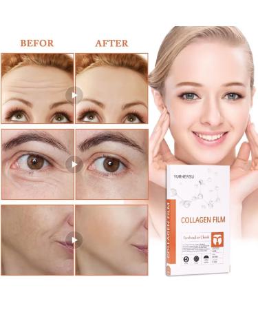 Highprime Pure Collagen Films - Hydrating Face Mask for Improved Elasticity & Fine Line Reduction (2 Box - Buy Online on GoSupps.com