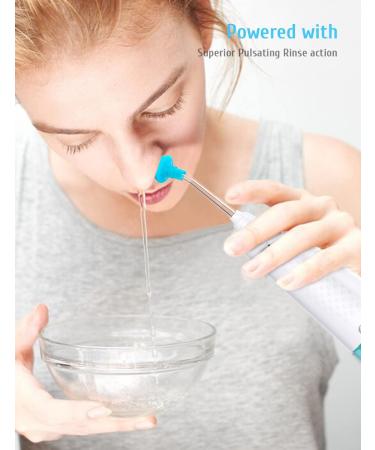 MAOEVER Cordless Sinus Cleaner Machine for Sinus Relief - Electric Nasal Irrigation System for Adults & Kids - Buy Online on GoSupps.com