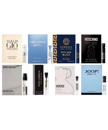 Bellacolleciton Men's Cologne Sampler Set - 8 High-End Designer Perfume Samples - Buy Online on GoSupps.com