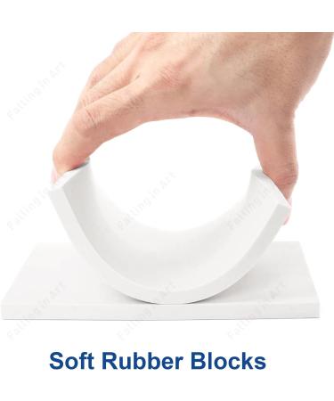 Falling in Art White Rubber Carving Block 6 x 6 - 4 Pack for Printmaking Stamps & Crafts - Buy Online on GoSupps.com