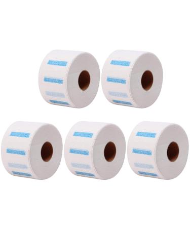 Beavorty Bande De Cou Jetable Pour Barbier 5 Pi ces Taille Standard Papier Doux Et R sistant Usage Salon Coiffure Protections Imperm ables Peau Sensible