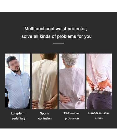 Buy X-Large Gray Lumbar Back Support Belt for Pain Relief | Ergonomic Back Brace for Sciatica & Herniated Disc - Adjustable & Comfortable for Men & Women - Buy Online on GoSupps.com