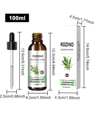 Buy Essential Cedar Oil - 100ml Moisturizing Body Massage Oil | Natural Nourishing Care for Sensitive & Dry Skin - Buy Online on GoSupps.com