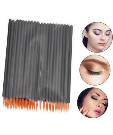 Balacoo 200 pcs Tool Face Girls Refined Black Brush Cosmetic Eyeliner for Hard Kit Multi-function Women 9x6.5cmx2pcs Blackx2pcs - Buy Online on GoSupps.com