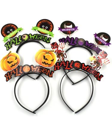 ABOOFAN 12 pcs Halloween Headband Set | Happy Halloween Hair Accessories | Pumpkin Headbands for Cosplay - Buy Online on GoSupps.com