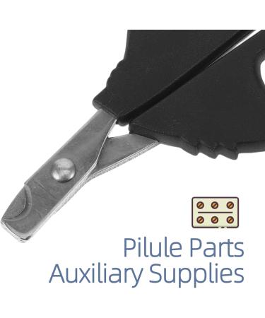 Scissors-Shaped Pill Cutter - Sharp Blade Pill Splitter with Ergonomic Handle for Easy Medication & Tablet Cutting - Buy Online on GoSupps.com