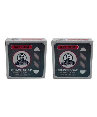Colonel Conk Worlds Famous Shaving Soap, Bay Rum (Net Weight 4.50 Oz) - Two Pack