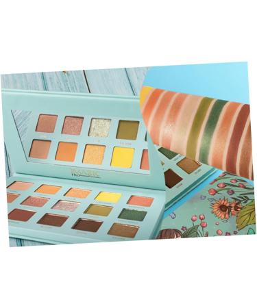 Beavorty 1pc 15 Shimmer Eyeshadow Gold Eyeshadow Portable Eyeshadow Compact Eye Shadow Childhood Cosmetic 1 count (Pack of 1) Green - Buy Online on GoSupps.com