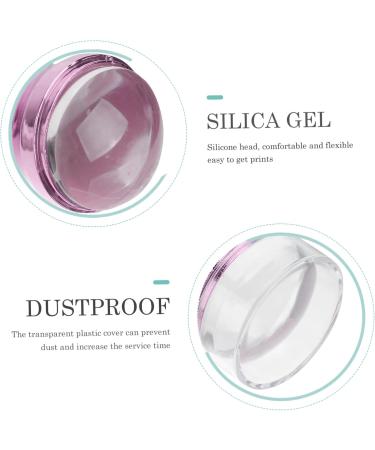 DOITOOL 3 Sets Nail Stamp Silicone Nail Hair Parting Tool for Finger Nail Art Stencils Nail Polish Transfer Stamper Nail Art Stamper Clear Nail Polish Accessories Plastic Abs Manicure - Buy Online on GoSupps.com