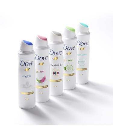 Dove Antiperspirant 48 Hours Body Spray - Go Fresh Cucumber & Green Tea Deodorant 150 ML | International Shipping Available - Buy Online on GoSupps.com