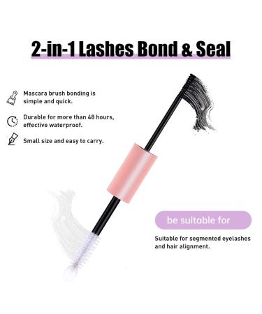 Lash Cluster Glue | Cluster Glue Mascara Long Lasting Individual Lash Mascara Glue Dual-ended Eye Lash Glue Mascara Cluster Eyelash for Women Girls Jmedic - Buy Online on GoSupps.com