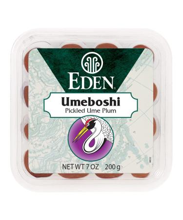 Eden Umeboshi Plum, Japanese Pickled Plum, Whole, Traditionally Made, No MSG, No Chemical Additives, 7.05 oz