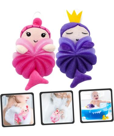 FRCOLOR 8 Pcs Bath Balls - Shower Luffa Body Scrubber & Mesh Pouf for Kids & Adults - Buy Online on GoSupps.com