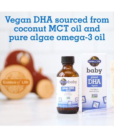 Garden of Life Baby Plant DHA Liquid 1.26 fl oz | Essential Omega-3 for Infants - Buy Online on GoSupps.com