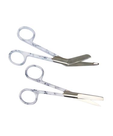 Nursing Scissors Set WITH ENGRAVING - Nurse Accessories - Gift (Marble)
