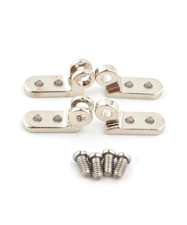 Set of 10 Wide 3mm/3.5mm/4mm Eyeglass Hinges for Travelers Plastic Frame Glasses Hinges Repair (Color : 3MM)
