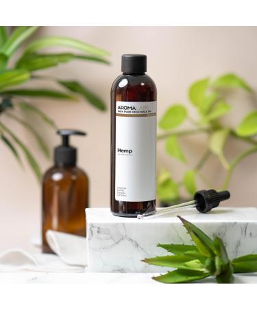 Organic Hemp Vegetable Oil - 100% Pure Natural Cold Pressed and AB Certified - Aroma LABS (French Brand) - Buy Online on GoSupps.com