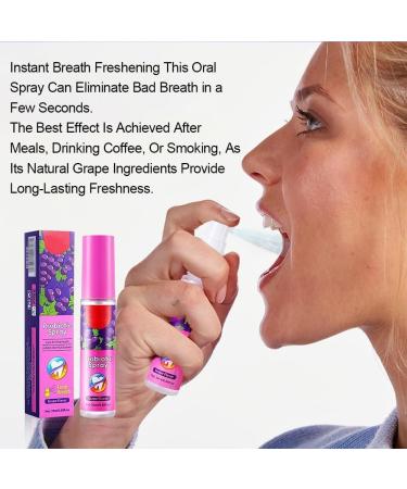Spray Haleine Fraiche Spray Buccal Vaporisateur D'Halitose D'Odeur Orale limine les Mauvaises Odeurs et Combat la S cheresse Buccale Haleine Fra Che Fruit E Confort Buccal 20ML - Buy Online on GoSupps.com