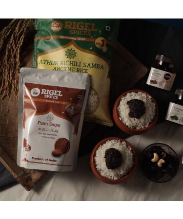 Rigel Spices Palmyra Palm Sugar - 1 Lb (0.45 Kg) of Pure Bliss | Naturally Crafted, Unbleached, Chemical-Free Sweetener - Buy Online on GoSupps.com