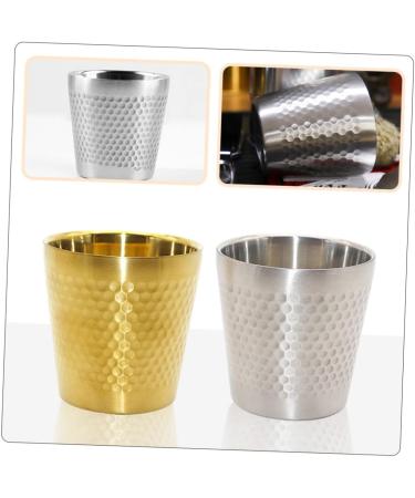 FRCOLOR 2 PCS Stainless Steel Shaving Cup Set - 304 Metal Shaving Tools for Perfect Shaping & Lathering - Buy Online on GoSupps.com