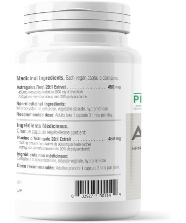 Astragalus 9000 by Provita Nutrition (Canadian Made) 60 Vegetarian Capsules - Buy Online on GoSupps.com