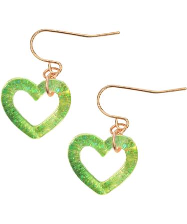 Feylie Hollow Heart Earrings - Stylish Acrylic Drop Earrings for Everyday & Special Occasions - Buy Online on GoSupps.com