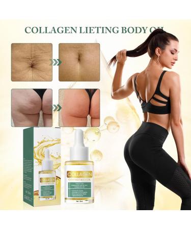 Collagen Lifting Body Oil | Anti-Cellulite & Body Shaping Massage Oil for Abdomen & Legs - Shop Internationally - Buy Online on GoSupps.com