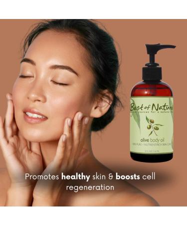 Best of Nature 100% Pure Olive Massage & Body Oil - Cold Pressed Unscented Moisturizer for Skin & Hair Bath Oil Half Gallon (64 fl oz) - Buy Online on GoSupps.com