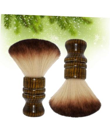 FRCOLOR 6 Pieces Hairdressing Brush Dust Brush for Face Barber Makeup Brush Urine Cleaner Wooden Brush Hair Removal Detergent Suite Dust Cloth Man Cleaning Brush Wood - Buy Online on GoSupps.com