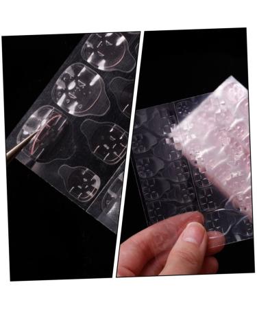 minkissy 15 Sheets Nail Art Double Sided Tape Jelly Adhesive Tabs Nail Glue Transparent Adhesive Fake Nails Nail Sticker Nail Adhesive Tabs Transparency Film Stickers Nail Polish Silica Gel - Buy Online on GoSupps.com