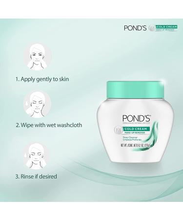 Pond's Cold Cream Cleanser 9.5 oz (Pack of 2) - Skin Hydration and Cleansing Set - Buy Online on GoSupps.com