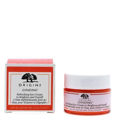 Origins Ginzing Refreshing Eye Cream to Brighten and Depuff 15ml 1 Count (Pack of 1)
