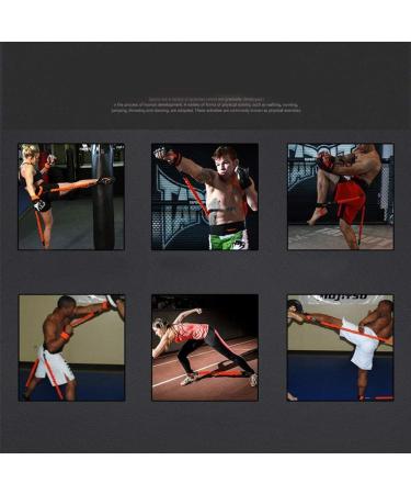 YNXing Boxing Resistance Bands - 200 lbs Strength Training Set for Football Basketball Volleyball Taekwondo & Muay Thai Fitness - Black - Buy Online on GoSupps.com