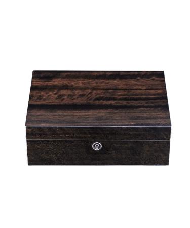 Cigar Humidor Luxury 2 Parts Large Capacity Cigar Humidor with Humidifier & Hygrometer Cigar Case