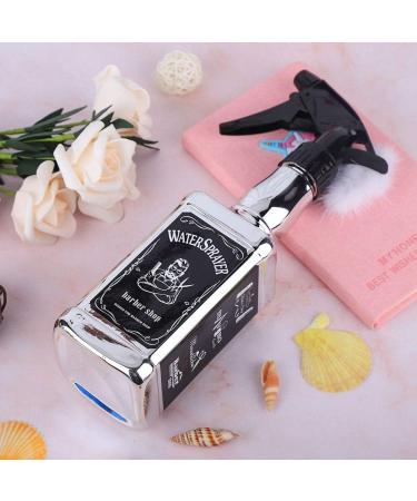 Shanrya NITRIP 500ml Hairdressing Spray Bottle Salon Barber Hair Tools Home Gardening Water Sprayer(Silver) - Buy Online on GoSupps.com