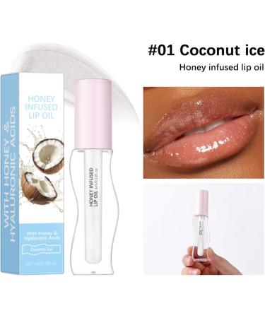 Moisturizing Lip Oil | 8ml Long-Lasting Soft Nourishing | Non-Sticky Lip Gloss Oil for Travel Business Trip Home Outdoors School Girlfriend Wife Friend - Buy Online on GoSupps.com