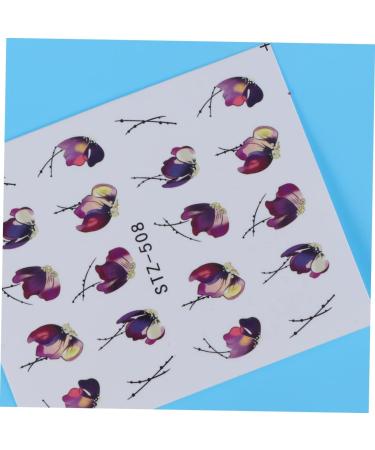 minkissy 1 Sheet Nail Art Sticker Nail Art Decals Nail Stickers Manicure Nail Decals - Buy Online on GoSupps.com
