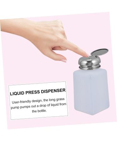  WOONEKY WOONEKY 3 Pieces Nail Polish Remover Bottle Push Down Bottle Push Down Liquid Pump Liquid Travel Plastic Automatic Glass - Buy Online on GoSupps.com