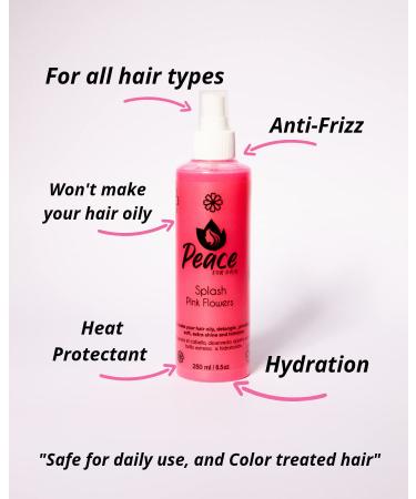 Moisturizing Detangler Spray for Natural Hair Eliminates Frizz Hydrates Dry Hair Provides Extra Shine & Extra Softness All Hair Types 8.5 Fl Oz (Pink) - Buy Online on GoSupps.com