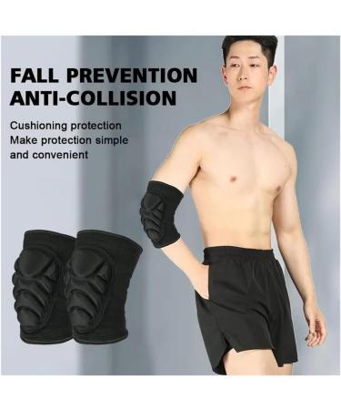 ZGXNYI 1 Pair Elbow Pads Black Breathable Antislip Protector Sports Knee Protector Padded Brace Cycling Support Outdoor Sports Elbow Pads - Buy Online on GoSupps.com