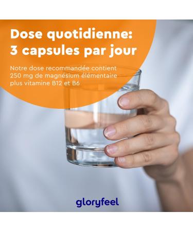 Premium Magnesium Citrate 1554mg per Daily Dose with Vitamin B6 and B12 to Support Muscle Bone and Immune System* Highly Bioavailable 180 Vegan Capsules - Buy Online on GoSupps.com