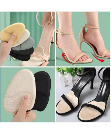Shop 3 Pairs Nonslip Foot Pad Inserts for High Heels | Self-Adhesive Metatarsal & Forefoot Pads - Ideal Foot Supplies for Comfort and Stability - Buy Online on GoSupps.com