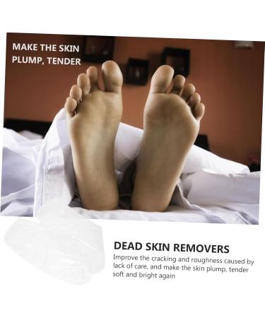 POPETPOP 10 Pairs Footsticker Foot Mask Sandwich Container Delicate Foot Masks Feet Exfoliating Masks Feet Nourishing Feet Calluses Remover Cracked Abs Sock Natural White - Buy Online on GoSupps.com