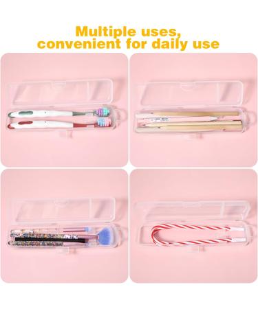 Ouligay Travel Toothbrush Covers - 2 Pack Protective Cases for Family - Ideal Travel Toothbrush Box & Etui - Buy Online on GoSupps.com