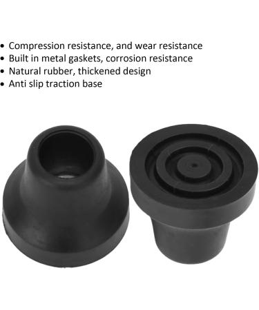 Crutch tips compressive replacementMedical Crutch Tips Prevent Slip Corrosion Resistant Natural Rubber with Metal Cane Joints Black - Buy Online on GoSupps.com