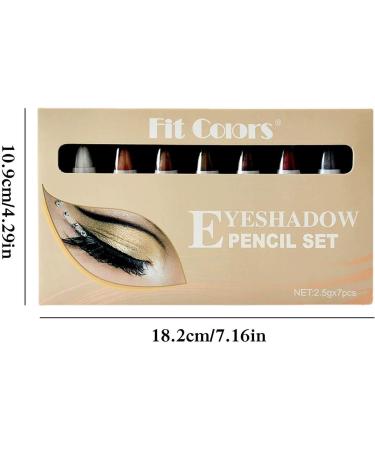 4 Eye Shadow Stick Makeup | Waterproof Eyeshadow Stick 7 Colors Eye Stick High Coloring Eyeshadow for Women Eye Makeup Fovolat 4 Pcs 7pcs - Buy Online on GoSupps.com